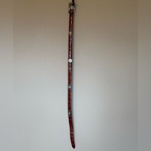 Vintage Brighton Museum Collection Womens Brown Leather Gold Coin Belt